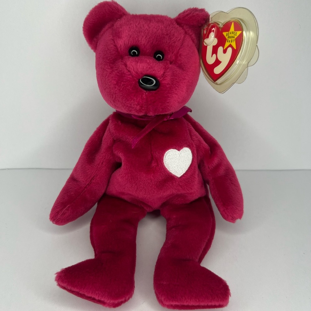 Ty Valentina the Red Bear Beanie Baby
